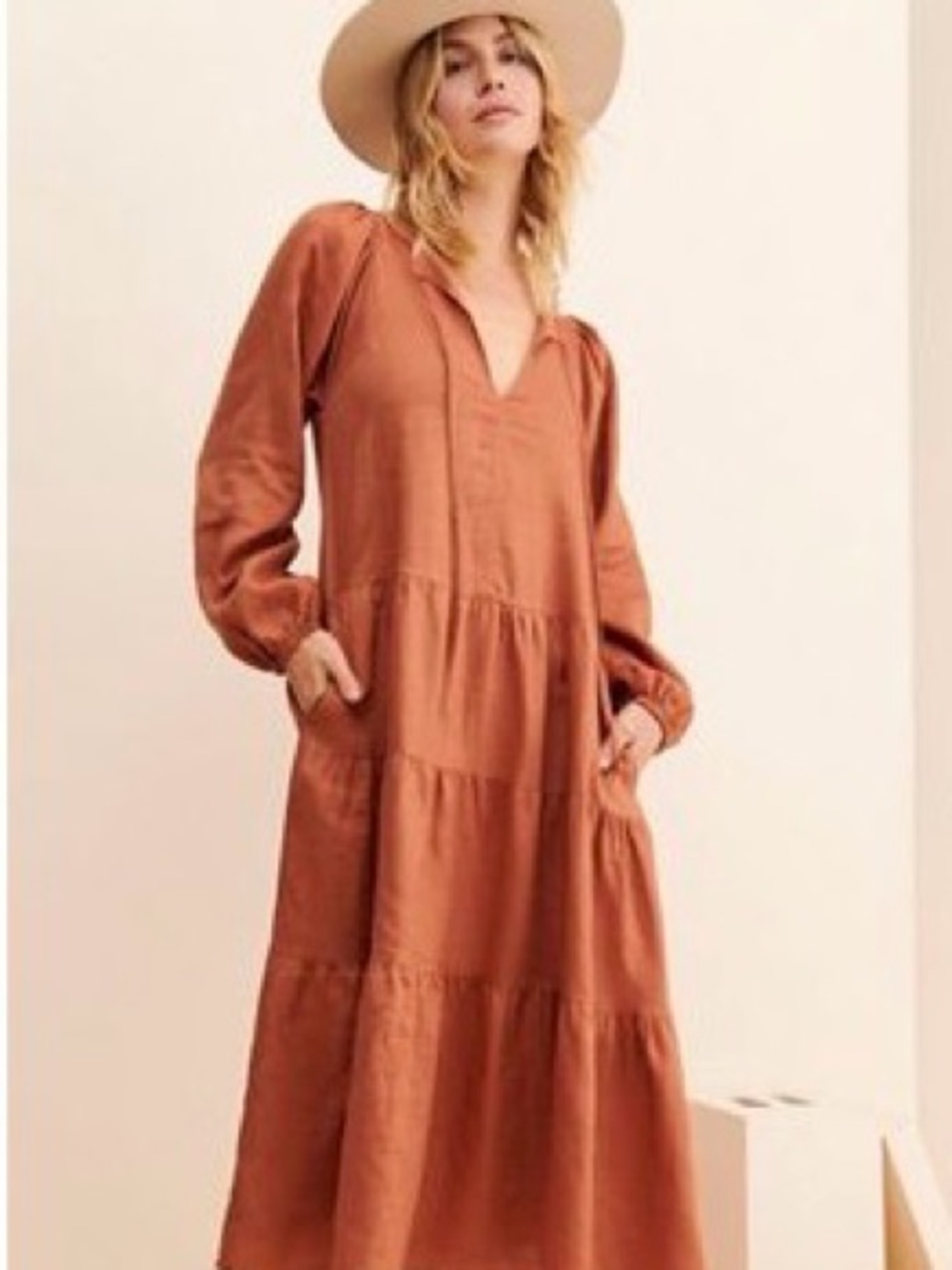 Anthropologie Little Lies Midi